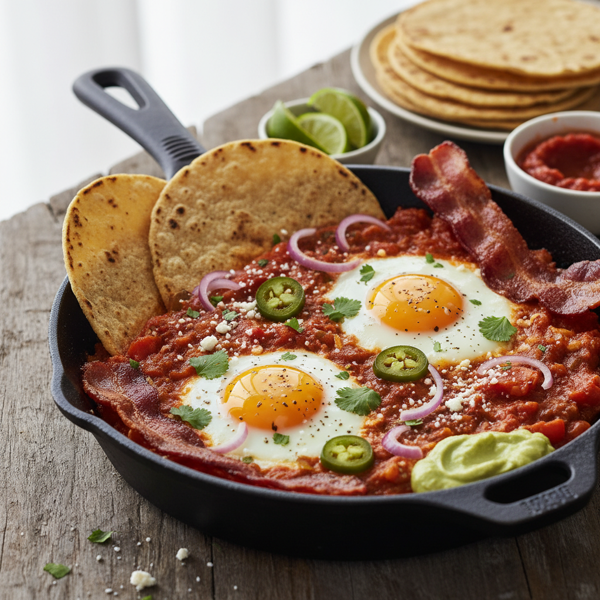 Oven-Baked Huevos Rancheros Delight recipe