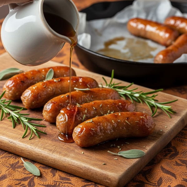 Oven-Baked Maple Breakfast Sausage Links recipe