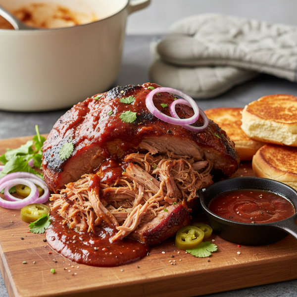 Oven-Braised Boston Butt Pork BBQ recipe