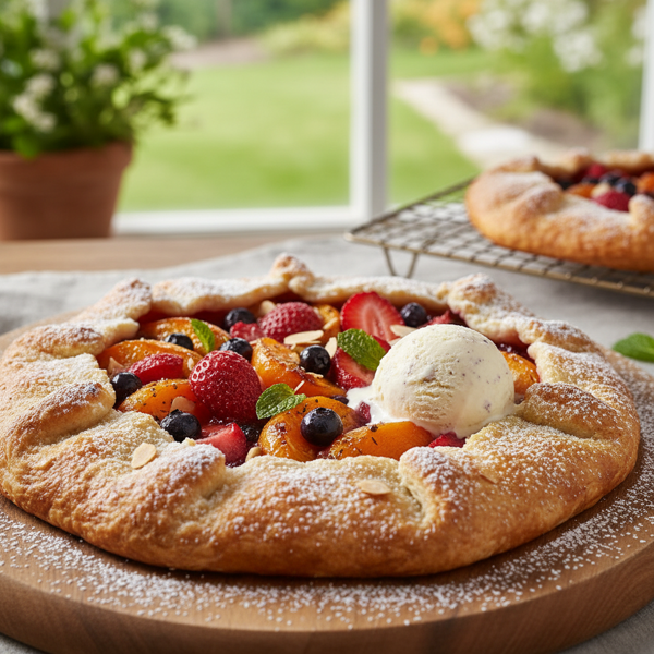 Oven-Puffed Fruit Galette recipe