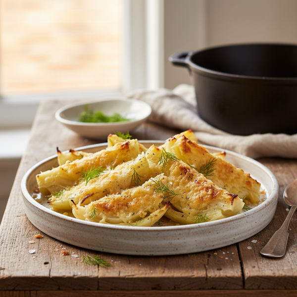 Oven-Roasted Parmesan Fennel recipe