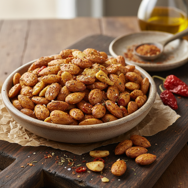 Oven-Roasted Spanish Spiced Almonds recipe