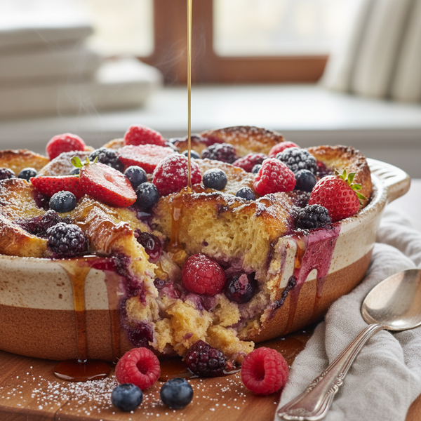 Overnight Berry Bliss Baked French Toast recipe