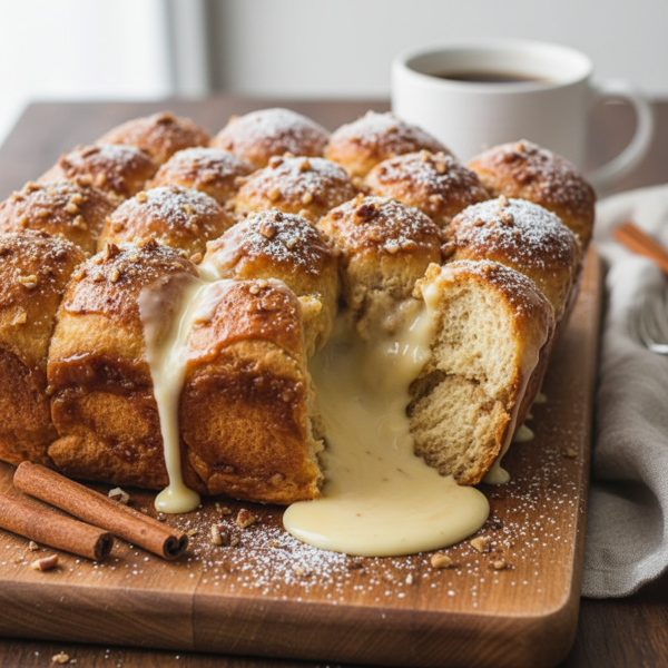 Overnight Cinnamon Pudding Monkey Bread recipe