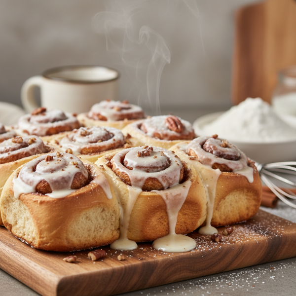 Overnight Cinnamon Roll Delights recipe