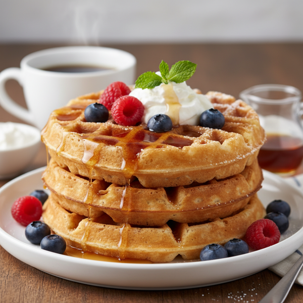 Overnight Delight Waffles recipe