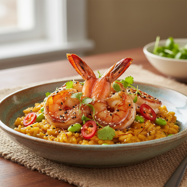 Pacific Rim Shrimp Risotto recipe