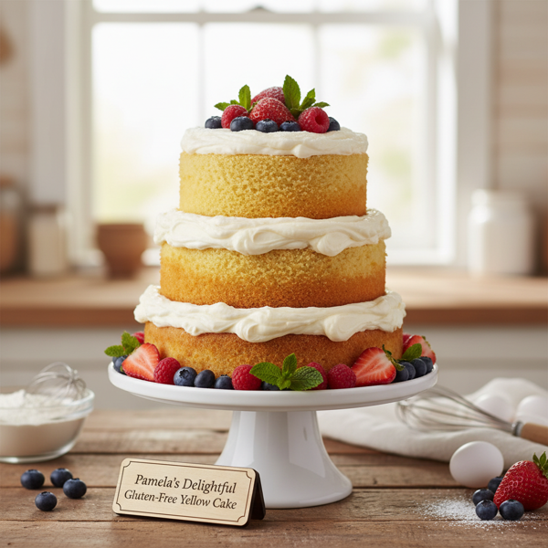 Pamela's Delightful Gluten-Free Yellow Cake recipe