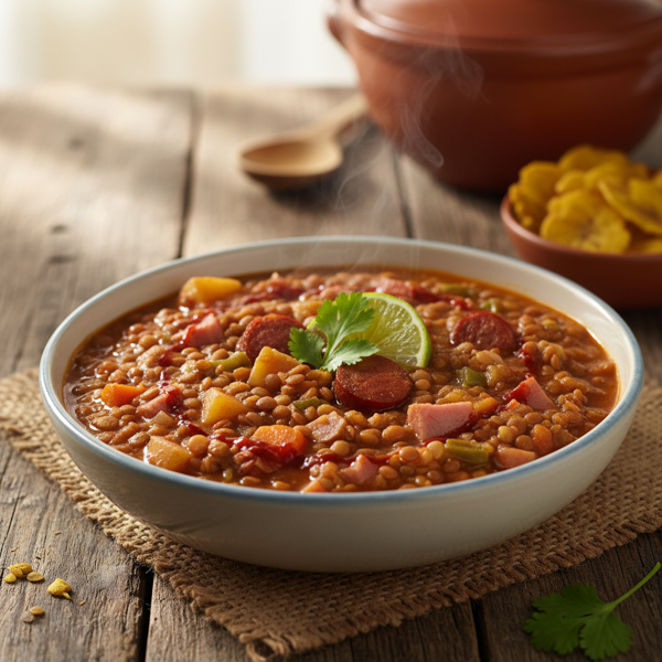 Panamanian Comfort Lentils recipe