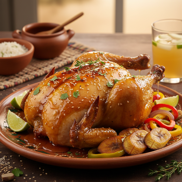 Panamanian Honey-Glazed Chicken Delight recipe