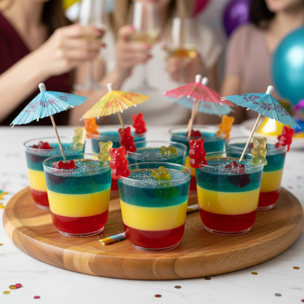 Party-Ready Gummy Bear Jello Shots recipe