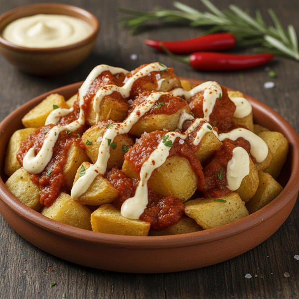 Patatas Bravas with Garlic Aioli recipe