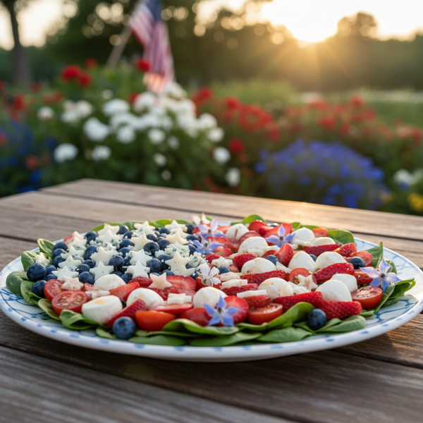 Patriotic Garden Salad recipe