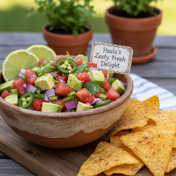 Paula's Zesty Fresh Salsa Delight recipe