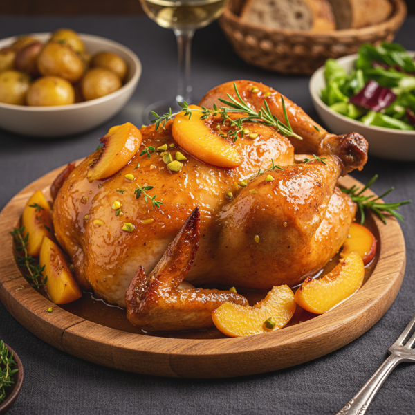 Peach-Glazed Chicken Delight recipe