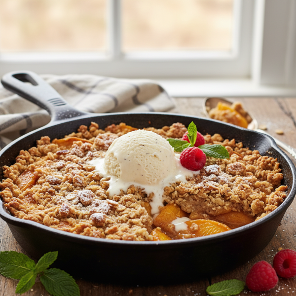 Peach Crisp Delight recipe