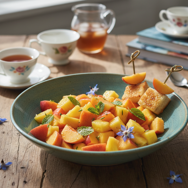 Peach & Pineapple Friendship Starter recipe