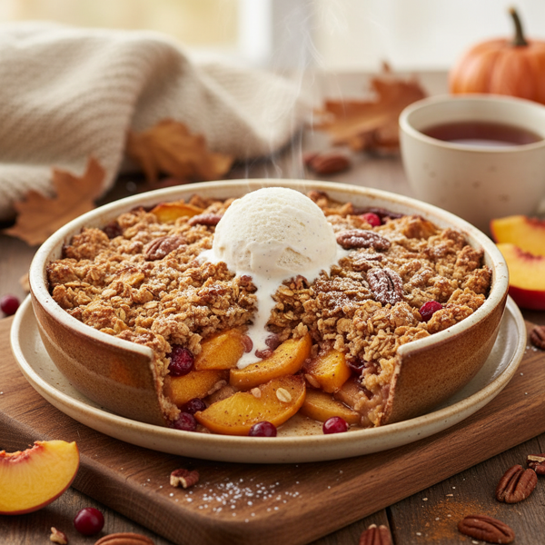 Peachy Autumn Bliss Crisp recipe