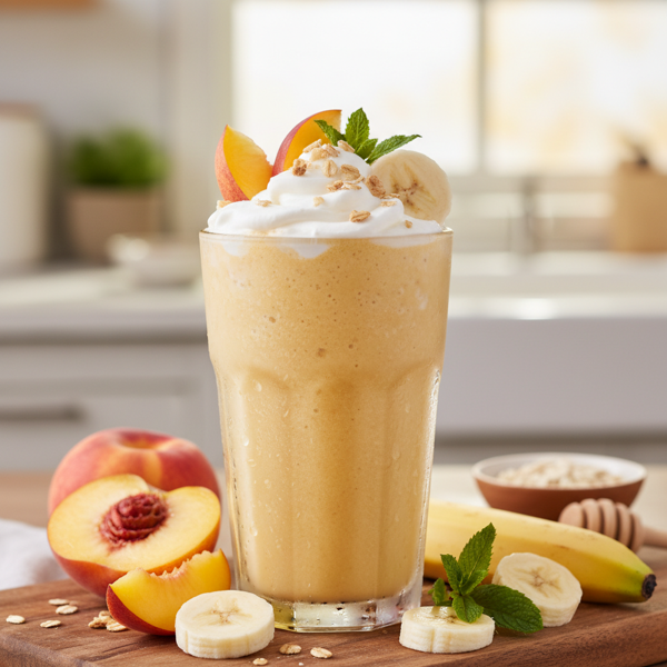 Peachy Banana Bliss Smoothie recipe