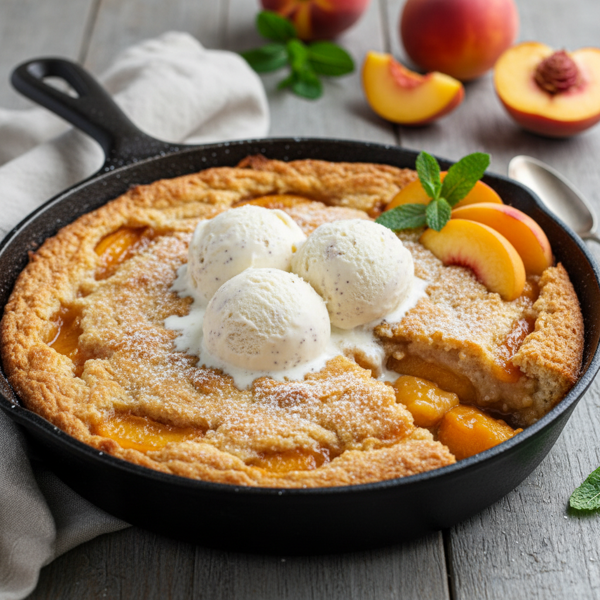 Peachy Delight Bisquick Cobbler recipe
