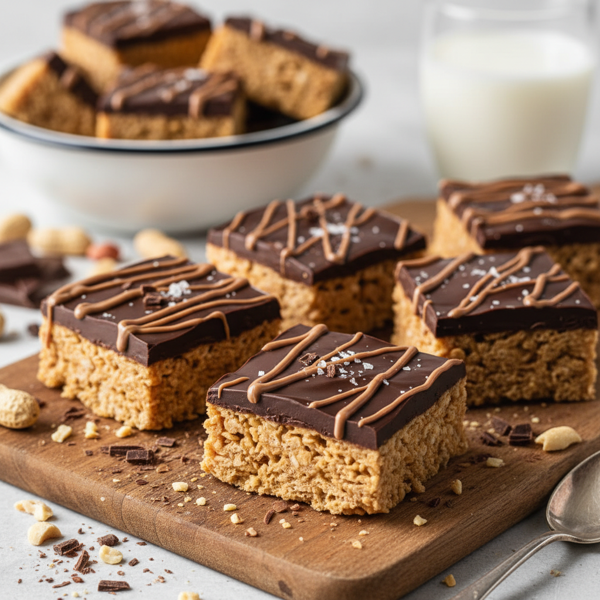 Peanut Butter Chocolate Crunch Treats recipe