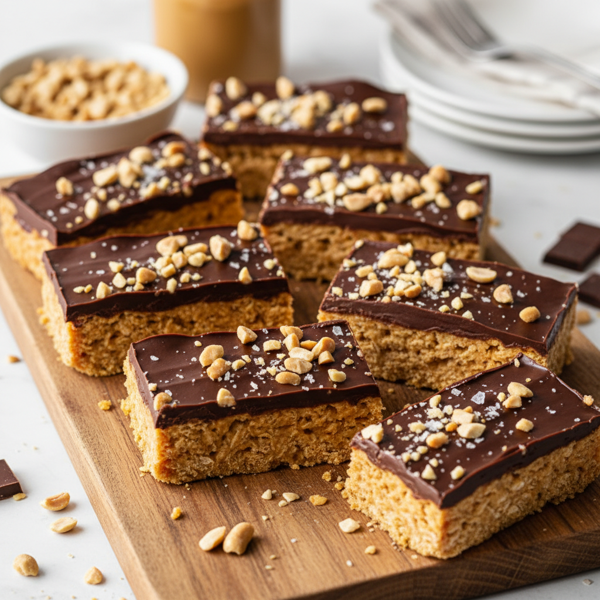 Peanut Butter Crunch Bars recipe