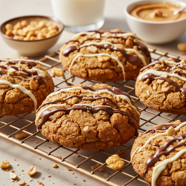 Peanut Butter Crunch Cookies recipe