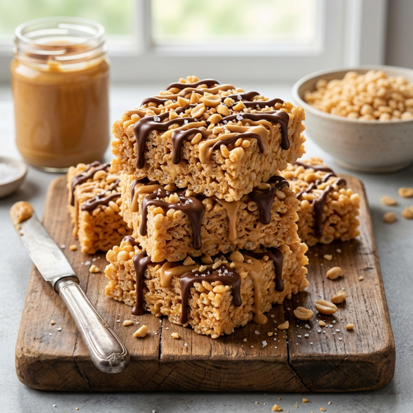 Peanut Butter Crunch Treats recipe