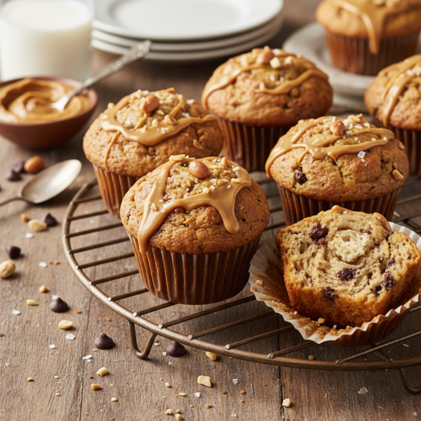 Peanut Butter Delight Muffins recipe