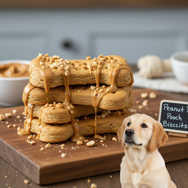 Peanut Butter Pooch Biscuits recipe