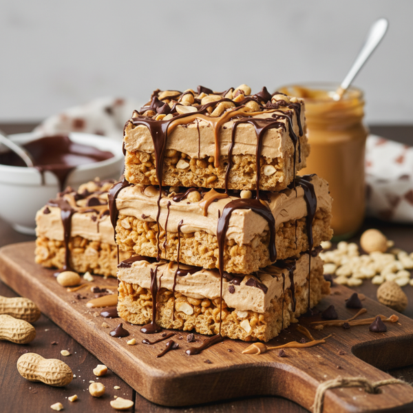 Peanut Butter Rice Krispies Delight recipe