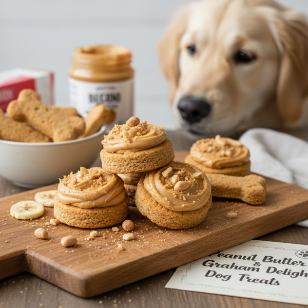 Peanut Butter and Graham Delight Dog Treats recipe