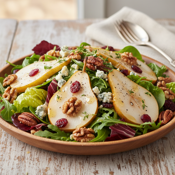 Pear & Blue Cheese Delight Salad recipe