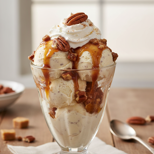 Pecan Praline Delight Sundae recipe