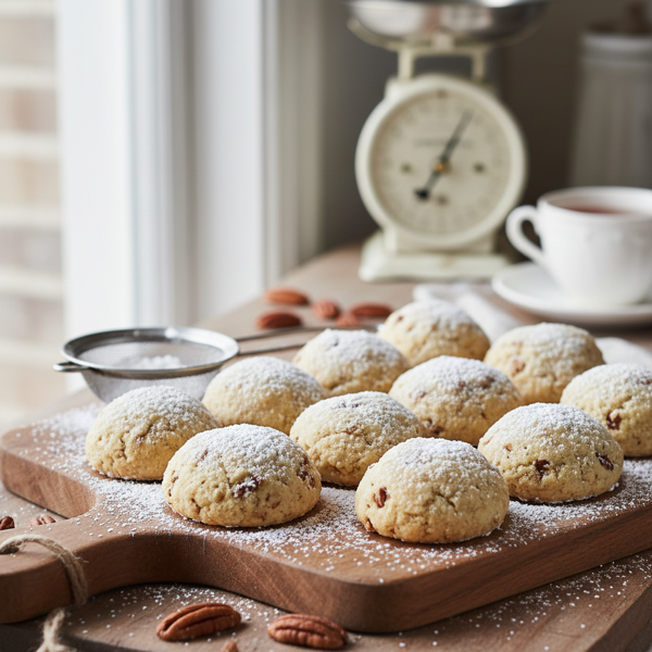 Pecan Snowball Cookies recipe