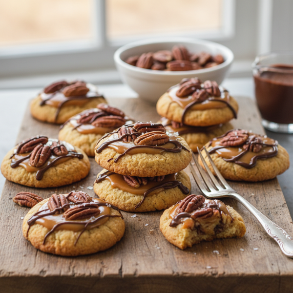 Pecan Turtle Delight Cookies recipe