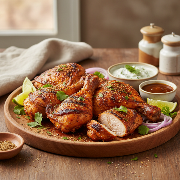 Penzeys Inspired Tandoori-Style Grilled Chicken recipe