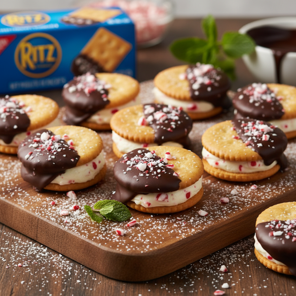 Peppermint Chocolate Ritz Delights recipe