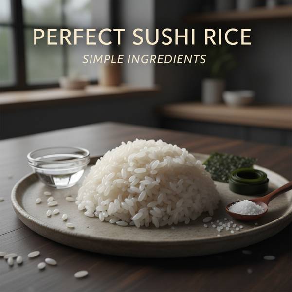 Perfect Sushi Rice with Simple Ingredients recipe