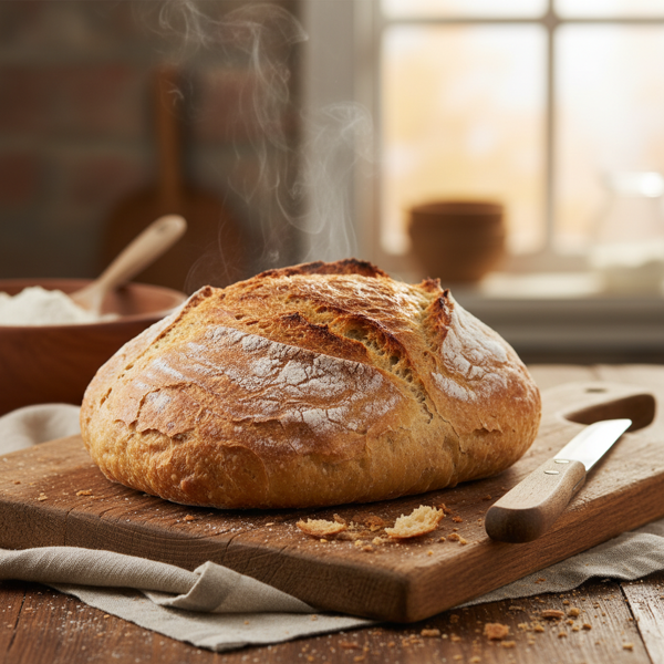 Perfectly Baked Frozen Bread Dough Loaf recipe