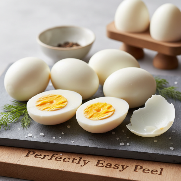 Perfectly Easy Peel Hard Boiled Eggs recipe