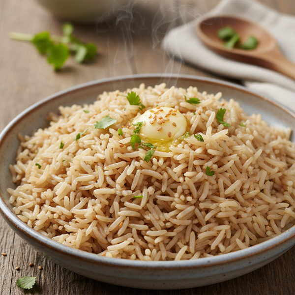Perfectly Fluffy Brown Basmati Rice recipe