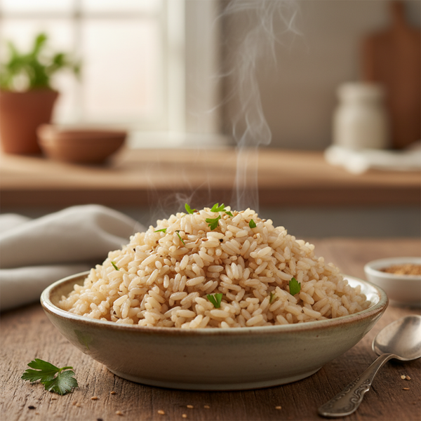 Perfectly Fluffy Brown Rice recipe