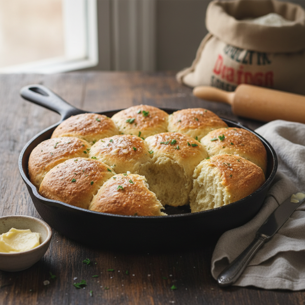 Perfectly Fluffy No-Knead Dinner Rolls recipe