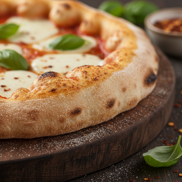 Perfectly Golden Pizza Crust recipe