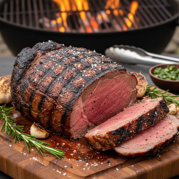 Perfectly Grilled Prime Rib Roast recipe