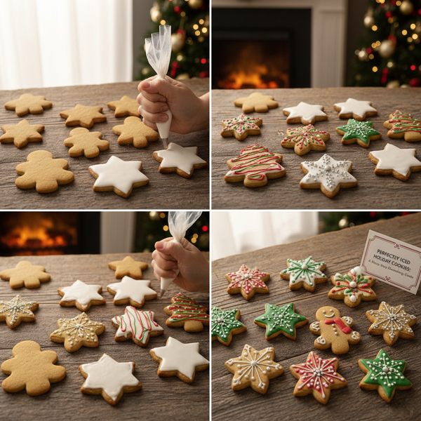 Perfectly Iced Holiday Cookies: A Step-by-Step Decorating Guide recipe