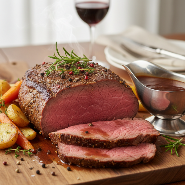 Perfectly Juicy Roast Beef recipe