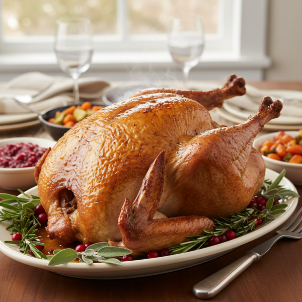 Perfectly Roasted High-Heat Holiday Turkey recipe