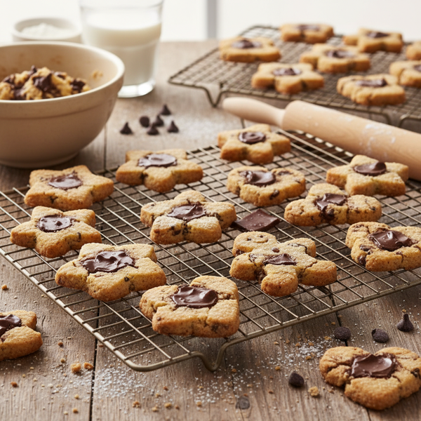Perfectly Shaped Chocolate Chip Cut-Out Cookies recipe
